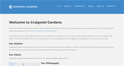 Desktop Screenshot of craigwielgardens.on.ca